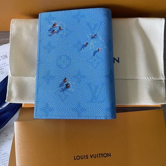 LV Louis Vuitton ‘Blue Lagoon’ Pocket Organizer - Picture 2 of 9